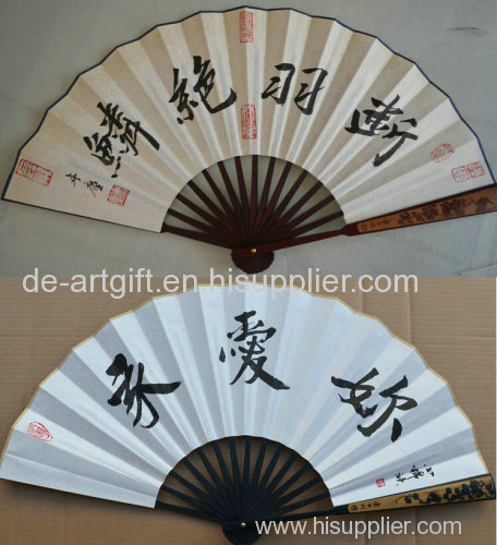 Customise chinese folding hand fan for events