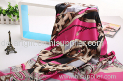 Top Super soft beautiful women fashion silk scarf