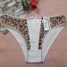 2016 New leopard cotton bikini briefs lady panties stretched cotton women temperament interest underwear thongs lingerie