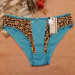 2016 New leopard cotton bikini briefs lady panties stretched cotton women temperament interest underwear thongs lingerie