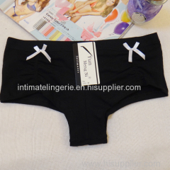 Spandex girl cotton boyleg lady panties stretched cotton short brief women cotton tanga cute lady underwear thong hot li