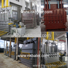 Vertical Baler Used Tire hydraulic baler machine