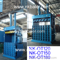 tire baler compressing/waste tyre baling press factory/waste car tires factory