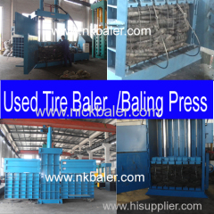 High standard Scrap Rubber hydraulic baling press machine