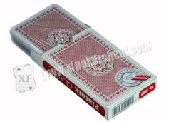 Casino Games Paper Red Narrow Index Piatnik Playing Cards Double Deck