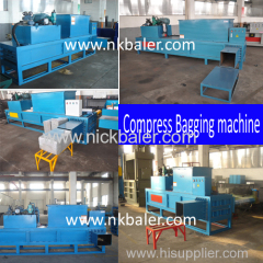 Horizontal type Wood shaving Baler Machine