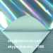 a4 hologram eggshell sticker paper/silver hologram self destructive label/self adhesive destructive eggshell paper