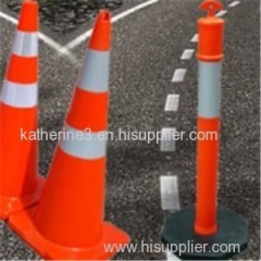 36" 10lbs Black Base PVC Road Traffic Safety Cone