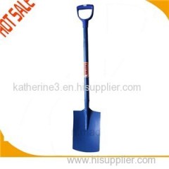 Hot Sale- Plastic D Type Grip Steel Flat Shovel