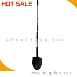 Hot Sale- Silver Color Long Fiberglass Handle Shovel
