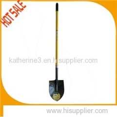 Hot Sale Long Fiberglass Handle Steel Shovel