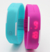 Promotion gift Waterproofed LED touch running silicone bracelets Watch