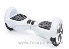 White Dual Wheel Electric Drift Board Self Balancing Scooter With Bluetooth Speakers