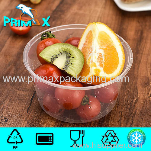 Round Bowl Plastic Takeaway Food Container