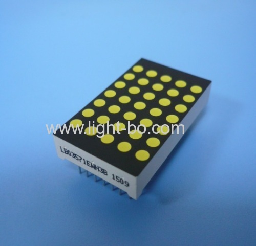 Ultra white 1.5  3mm 5*7 dot matrix led display for lift position indicator