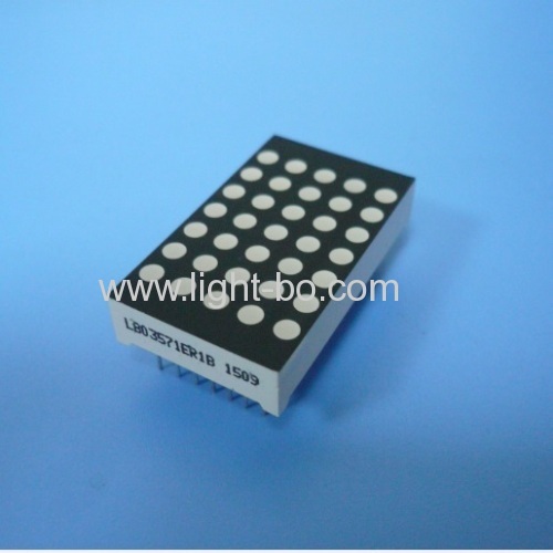 Ultra Red 5 x 7 LED Dot Matrix LED Display  3mm for Elevator position indicator