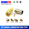 golden RP male SMA connector reverse polarity connector without pin