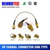 reverse polarity male female SMA connector for cable assembly