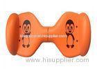 4.5 Inch Two Wheels Self Smart Balance Scooter Orange For Kids / Teenager