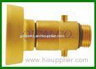 Inlet thread W21.8 1/4 Brass Gas Stove adapter with PN 1MPa