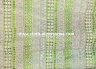 1.25 M Schiffli Chemical Lace Fabric / Embroidery Lace Fabric For Wedding Dresses