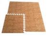 3D Wood Surface Paly Kids Puzzle Floor Mat EVA Interlocking Turf Tiles Heat Transfer