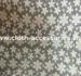 50" Garment Polyester Floral Net Lace Fabric Black Romantic With Plants Design