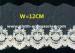 Net Dress Patterned Embroidered Lace Fabric Colorfast For Wedding Dresses