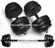 Fitness Rubber home Power GYM Equipment / Dumbbells Weights Set