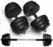 Fitness Rubber home Power GYM Equipment / Dumbbells Weights Set