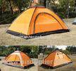 Orange 2 Person Double Layer Camping Tent Waterproof Hiking Outdoor Hunting
