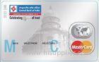Personalization MasterCard Smart Card with Silver MC Hologram Label