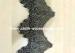 Polyester Black Scalloped Lace Trimmed / Custom Mesh Lace Ribbon Trim Colorfast