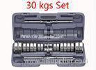 Adjustable 30kg Dumbbell Set Stainless Steel Embossed Logo for GYM training