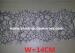 Bridal Eyelet Lace Trim Black White Mixed / Tassel Lace Trim By The Yard