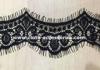 Lingerie Scalloped Embroidery Eyelash Lace Trim 100% Nylon For Cut Dress