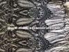 60&quot; Black Vintage Eyelash Lace Trim Arty 100% Nylon For Mini Dress