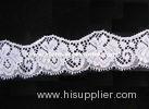 Scallop Edge Wedding knit Nylon Lace Fabric Trimming Eco - Friendly Dyeing