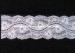 Dress Narrow Flower Lace Trim / Stretch Spandex Lace Fabric Support Cutting
