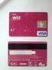 Fashion design wiz prepaid debit visa smart card with magstripe