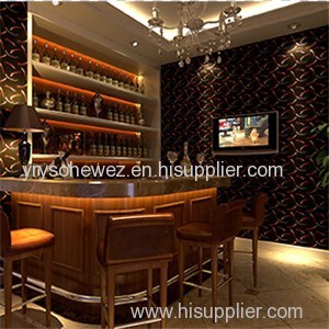 L Curved Shape Wine Bar Counter Artificial Stone Solid Surface With Wood Cabinet