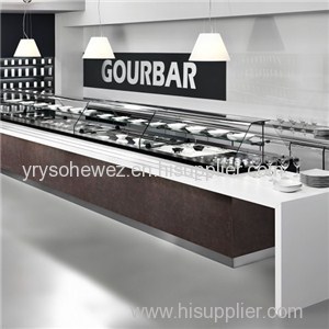 Solid Surface Buffet Bar Counter