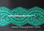 Embroidery Mint Green Nylon Lace Fabric Dress Double Sided With Customer Logo