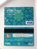 Custom Magstripe pre paid visa smart card with mini hologram visa bank card