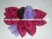 Fashion Handmade ChiffonFlower Corsage With Black / Red / Purple Mixed