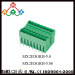 right angle male Pluggable Terminal Block 300V 15A 5.00mm Plug in terminal blocks