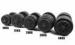 BLACK PAINTED Power GYM Equipment / Adjustable 20kg Dumbbells Set