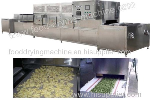 Microwave fruit drying machine