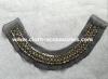 Diamond Big Arylic Beaded Collar Necklace With Round ABS Plated Beads