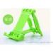 Green Desktop Silicone Mobile Phone Stand Metal Snap for Smartphone Tablet PC
